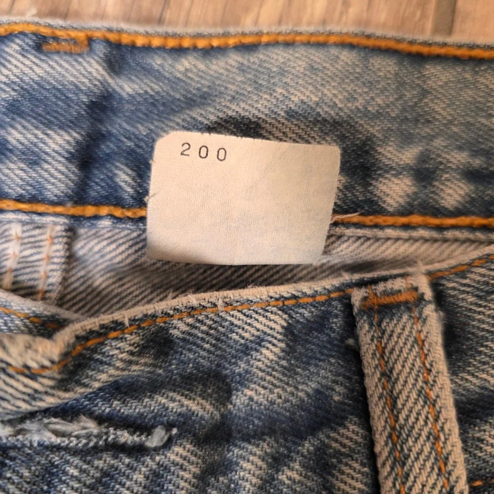 Levis 501 Original Fit Straight Leg Jeans Blue Denim Mens 36x32 (Measures 32x28)